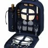 Brand new ❤️ Picnic At Ascot Picnic 🎒 Backpack Cooler Set For 2 Home Outdoor Decor & Accessories Navy ⭐
