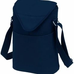 Wholesale 😍 Picnic At Ascot Double Bottle Carrier Home Outdoor Decor & Accessories Navy 😍