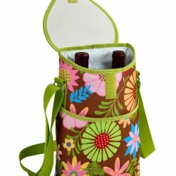 Deals 🛒 Picnic At Ascot Double Bottle Carrier Home Outdoor Decor & Accessories Floral 🎁 -Picnic at Ascot shop 3010068513 RLLZ floral 1 1