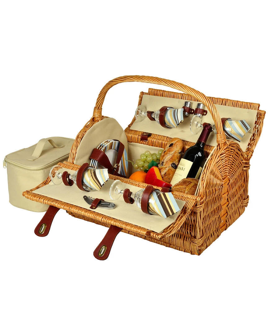 Deals π Picnic At Ascot "Yorkshire" Picnic Basket For 4 Home Outdoor Decor & Accessories π 1 Deals π Picnic At Ascot "Yorkshire" Picnic Basket For 4 Home Outdoor Decor & Accessories π