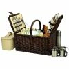 Wholesale 🔔 Picnic At Ascot "Buckingham" Picnic Basket For 4 With Coffee Set Home Outdoor Decor & Accessories ✨