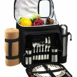 Wholesale ⌛ Picnic At Ascot London Picnic & Coffee For 2 With Blanket Home Outdoor Decor & Accessories 😍