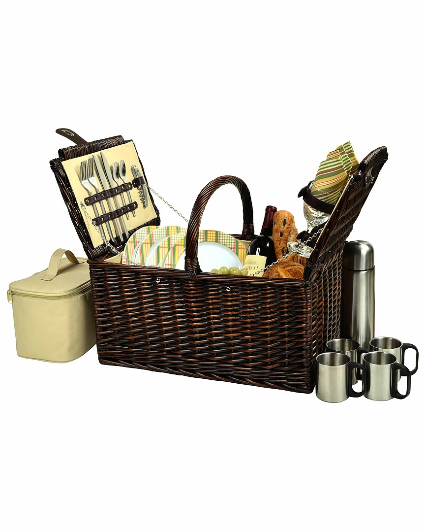 Deals π Picnic At Ascot Buckingham Picnic Basket For 4 With Coffee Set Home Outdoor Decor & Accessories Hamptons π 1 Deals π Picnic At Ascot Buckingham Picnic Basket For 4 With Coffee Set Home Outdoor Decor & Accessories Hamptons π