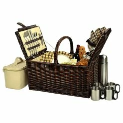 Deals π Picnic At Ascot Buckingham Picnic Basket For 4 With Coffee Set Home Outdoor Decor & Accessories Hamptons π 13 Deals π Picnic At Ascot Buckingham Picnic Basket For 4 With Coffee Set Home Outdoor Decor & Accessories Hamptons π -Picnic at Ascot shop 3010241333 RLLZ plaid 1
