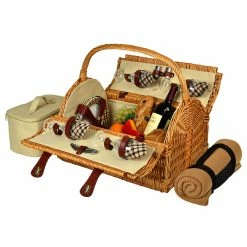 Deals π Picnic At Ascot "Yorkshire" Picnic Basket For 4 With Blanket Home Outdoor Decor & Accessories Gazebo π 16 Deals π Picnic At Ascot "Yorkshire" Picnic Basket For 4 With Blanket Home Outdoor Decor & Accessories Gazebo π -Picnic at Ascot shop 3010241334 RLLZ plaid 1 1