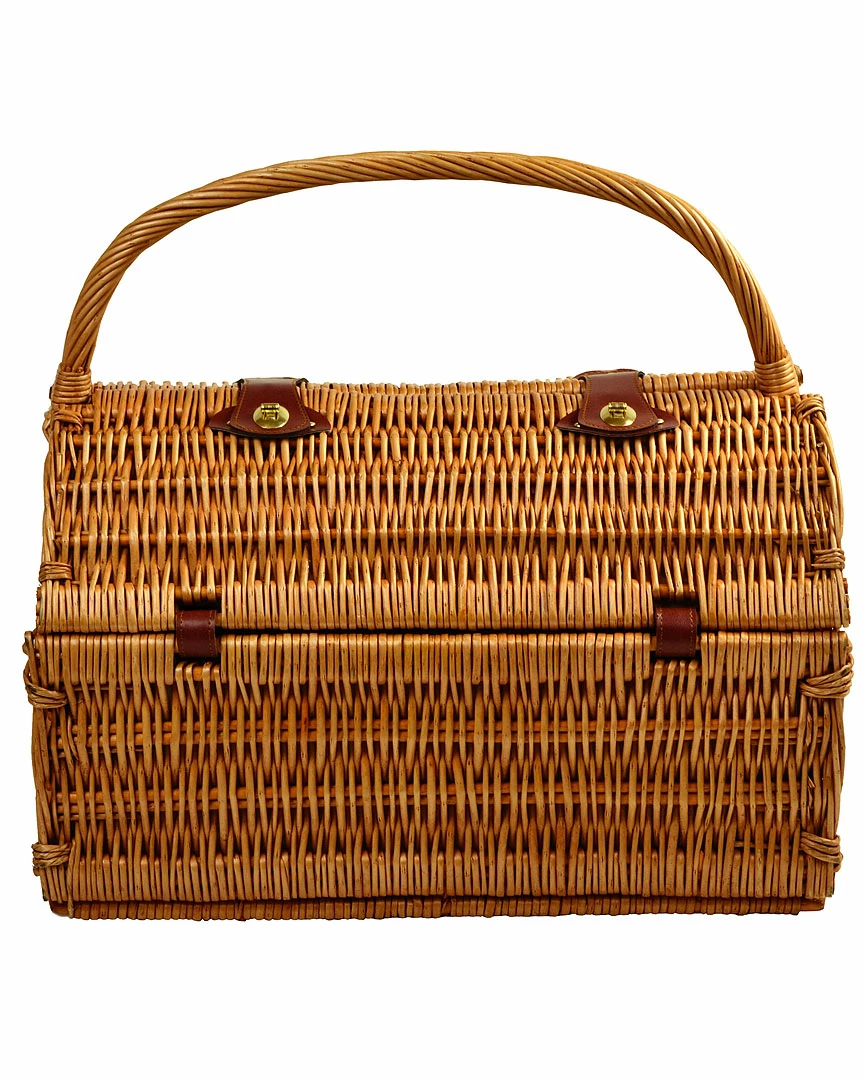 Deals π Picnic At Ascot "Yorkshire" Picnic Basket For 4 With Blanket Home Outdoor Decor & Accessories Gazebo π 4 Deals π Picnic At Ascot "Yorkshire" Picnic Basket For 4 With Blanket Home Outdoor Decor & Accessories Gazebo π - Image 4