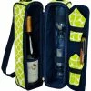 Deals ✨ Picnic At Ascot Trellis Green Sunset Wine Carrier For 2 Home Outdoor Decor & Accessories 🎁