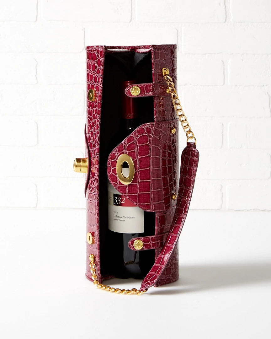 Deals ⭐ Picnic At Ascot Burgundy Wine Carrier & Purse Home Decorative Items & Frames ❤️ 2 Deals ⭐ Picnic At Ascot Burgundy Wine Carrier & Purse Home Decorative Items & Frames ❤️ - Image 2