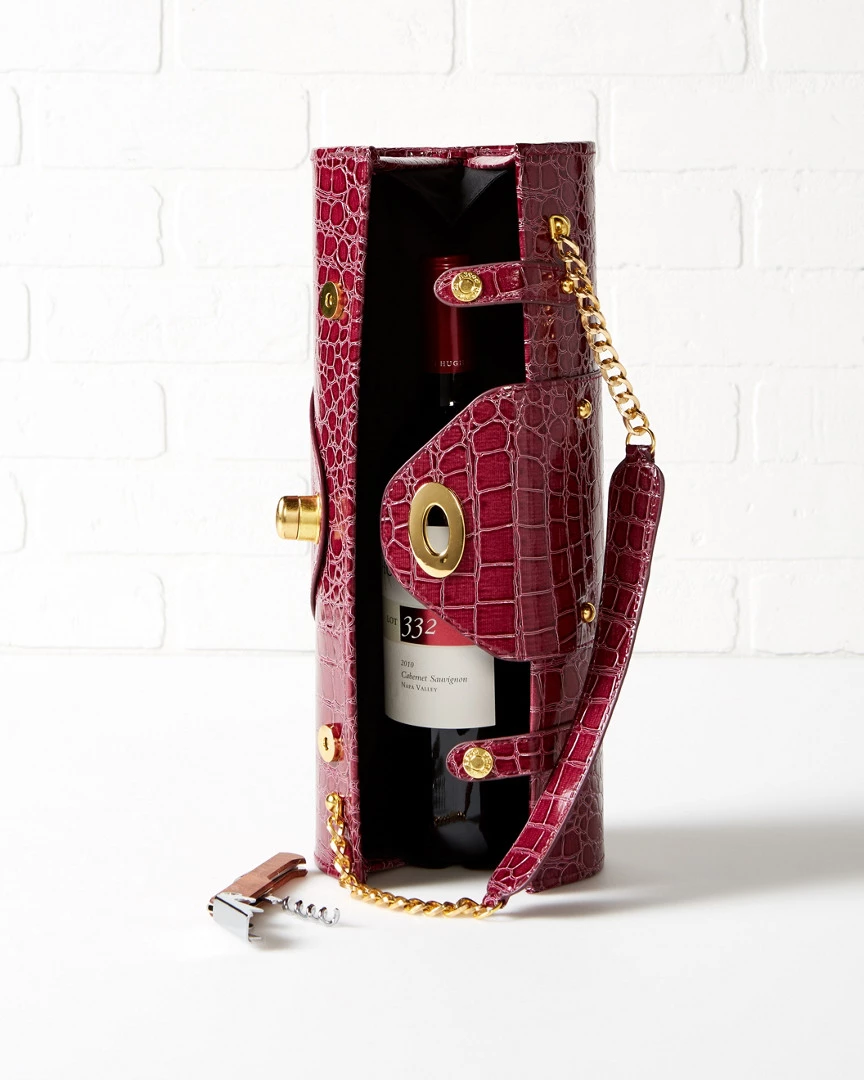 Deals ⭐ Picnic At Ascot Burgundy Wine Carrier & Purse Home Decorative Items & Frames ❤️ 3 Deals ⭐ Picnic At Ascot Burgundy Wine Carrier & Purse Home Decorative Items & Frames ❤️ - Image 3