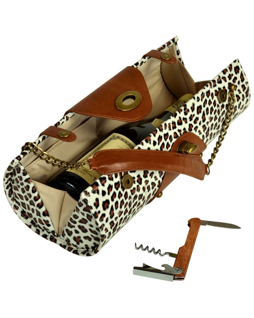 Brand new π Picnic At Ascot Snow Leopard Wine Carrier/Cocktail Purse Home Decorative Items & Frames β¨ 3 Brand new π Picnic At Ascot Snow Leopard Wine Carrier/Cocktail Purse Home Decorative Items & Frames β¨ - Image 3