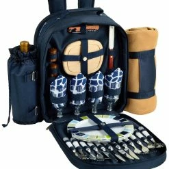 Coupon 🤩 Picnic At Ascot Trellis Picnic 🎒 Backpack For 4 With Blanket Home Outdoor Decor & Accessories 👍