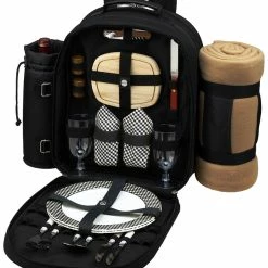 Discount 👍 Picnic At Ascot Picnic 🎒 Backpack For 2 With Blanket Home Outdoor Decor & Accessories ⌛