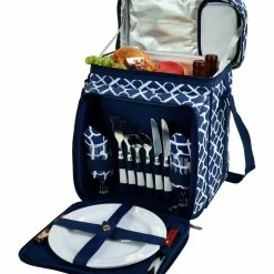 Promo 😀 Picnic At Ascot Trellis Picnic Cooler For 2 Home Outdoor Decor & Accessories ⭐