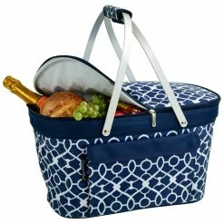 Outlet 🔥 Picnic At Ascot Trellis Collapsible Insulated Basket Home Outdoor Decor & Accessories 😉
