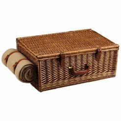Budget 😀 Picnic At Ascot Dorset Basket For 4 With Blanket Home Outdoor Decor & Accessories 🥰 -Picnic at Ascot shop 3010422913 RLLZ 2