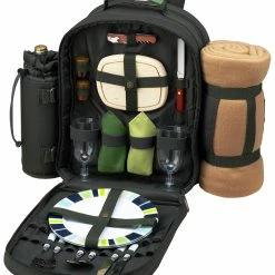 New ⭐ Picnic At Ascot Eco Picnic 🎒 Backpack Cooler For 2 With Blanket Home Outdoor Decor & Accessories 🌟