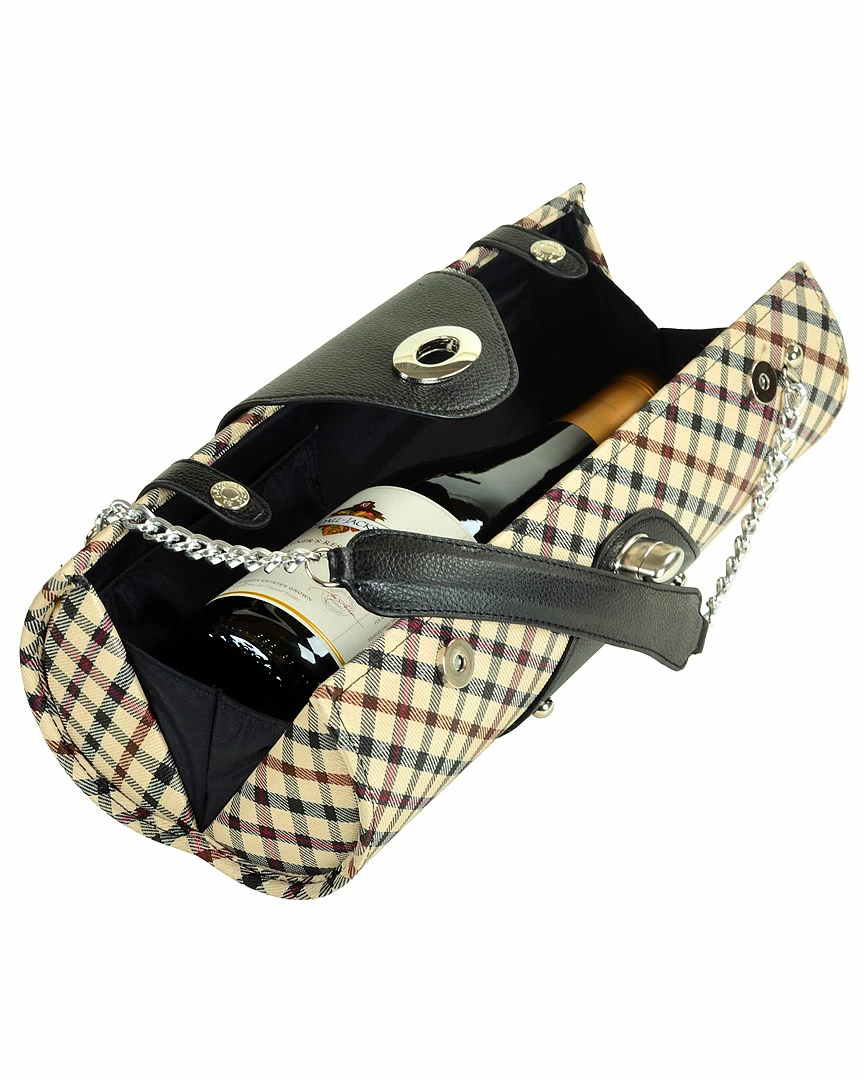 Cheapest π― Picnic At Ascot Wine Carrier & Purse Home Gourmet Food & Wine London Plaid β 6 Cheapest π― Picnic At Ascot Wine Carrier & Purse Home Gourmet Food & Wine London Plaid β - Image 6