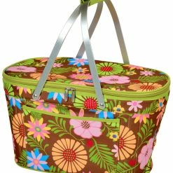 Outlet ✔️ Picnic At Ascot Collapsible Cooler Basket Home Outdoor Decor & Accessories 🌟