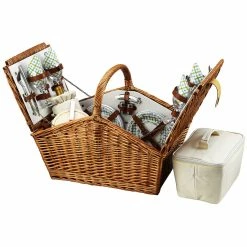 Best reviews of 🛒 Picnic At Ascot Huntsman Basket For 4 Home Outdoor Decor & Accessories ❤️