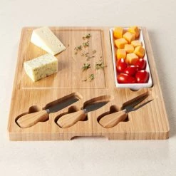 Hot Sale 🔥 Picnic At Ascot Celtic Cheese Board Set Home Serveware 🌟