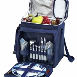 Budget 🎉 Picnic At Ascot Santa Cruz Cooler For 2 Home Outdoor Decor & Accessories London_plaid 😀 -Picnic at Ascot shop 3010682518 RLLZ blue 1