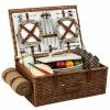 Best Sale ⭐ Picnic At Ascot Dorset Basket For 4 Home Outdoor Decor & Accessories 🛒