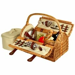 Budget 🧨 Picnic At Ascot Sussex Picnic Basket For 2 Home Outdoor Decor & Accessories Gazebo 🧨