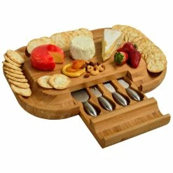 Flash Sale 🔔 Picnic At Ascot Malvern 4pc Deluxe Cheese Board Home Outdoor Decor & Accessories 😀