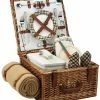 Cheapest ⭐ Picnic At Ascot "Cheshire" Picnic Basket For 2 Home Outdoor Decor & Accessories 🧨