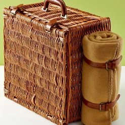 Best deal 👏 Picnic At Ascot Cheshire Basket, Blanket & Coffee Set For 2 Home Outdoor Decor & Accessories ⭐ -Picnic at Ascot shop 3010955323 RLLZ 3