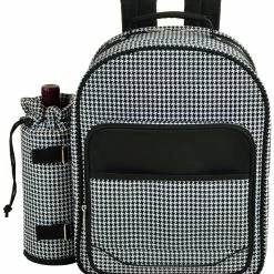 Coupon 🔔 Picnic At Ascot Deluxe Equipped 4 Person Picnic 🎒 Backpack Home Outdoor Decor & Accessories 🎉
