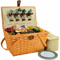 Hot Sale 💯 Picnic At Ascot Settler Picnic Basket Home Outdoor Decor & Accessories 💯
