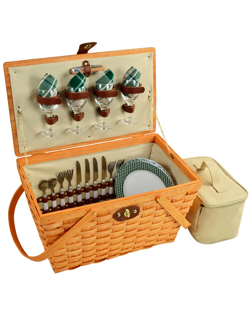 Hot Sale π― Picnic At Ascot Settler Picnic Basket Home Outdoor Decor & Accessories π― 2 Hot Sale π― Picnic At Ascot Settler Picnic Basket Home Outdoor Decor & Accessories π― - Image 2