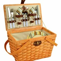 Cheap ✔️ Picnic At Ascot Frisco Picnic Basket For Two Home Outdoor Decor & Accessories 🛒