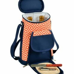 Best Sale 🎁 Picnic At Ascot Diamond Wine & Cheese Cooler Home Outdoor Decor & Accessories ⭐
