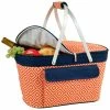 Best deal 🤩 Picnic At Ascot Diamond Collapsible Insulated Basket Home Outdoor Decor & Accessories ⭐