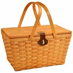 Hot Sale ⭐ Picnic At Ascot Settler Picnic Basket For Four Home Outdoor Decor & Accessories 👏 -Picnic at Ascot shop 3070735024 RLLZ 3