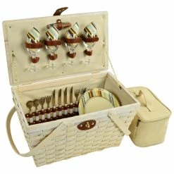 Best reviews of ✔️ Picnic At Ascot Settler Picnic Basket For Four Home Outdoor Decor & Accessories 😍