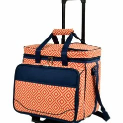 Best deal 👍 Picnic At Ascot Diamond Collection Wheeled Picnic Cooler For Four Home Outdoor Decor & Accessories ❤️ -Picnic at Ascot shop 3070735027 RLLZ 3