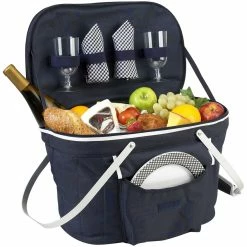 Cheap 🌟 Picnic At Ascot Collapsible Insulated Picnic Basket Home Outdoor Decor & Accessories 😍