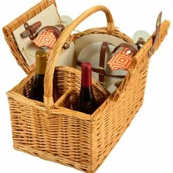 New 😍 Picnic At Ascot Vineyard Picnic Basket For Two Home Outdoor Decor & Accessories ✔️ -Picnic at Ascot shop 3070872862 RLLZ 4