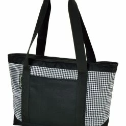 Cheapest 🤩 Picnic At Ascot Houndstooth Large Insulated Tote Home Outdoor Decor & Accessories 🤩