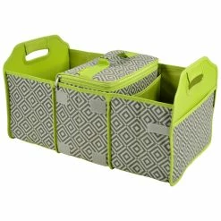 Promo 🛒 Picnic At Ascot Diamond Granite Trunk Organizer & Cooler Set Home Outdoor Decor & Accessories 😀