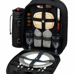 Best Pirce 🤩 Picnic At Ascot Classic Picnic 🎒 Backpack For 2 Home Outdoor Decor & Accessories 🌟