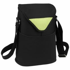 New 🧨 Picnic At Ascot Neo Two Bottle Wine Carrier Home Outdoor Decor & Accessories 🎁