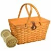 Budget 😍 Picnic At Ascot Settler Picnic Basket For 4 With Blanket Home Outdoor Decor & Accessories 🎉